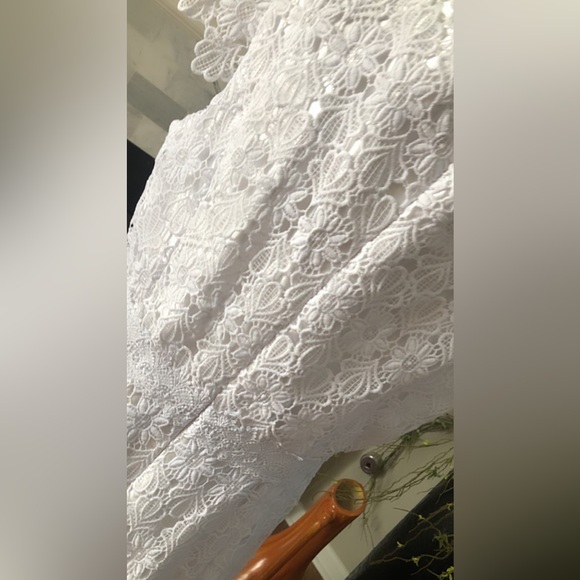 White Lace Dress - Picture 5 of 6